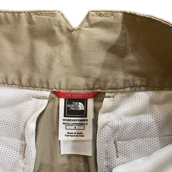 North Face size 4 women’s khaki Bermuda shorts - Picture 3 of 7